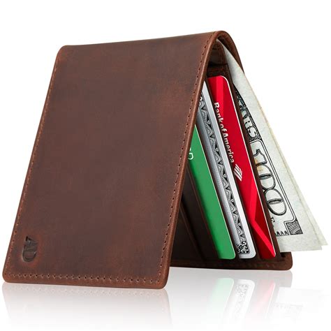 ultra-slim leather card-protecting rfid wallet|rfid blocking wallets for men.